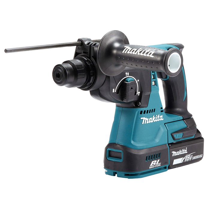 Makita Cordless Rotary Hammer, 18V, 3 Operation Modes, 0 ~ 950 rpm, 2.6kg DHR242RFE