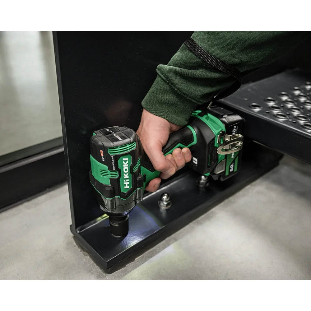 Hikoki Cordless Impact Wrench 18V, 345 Nm Tightening, 600 Nm Loosening, 4 Modes, 1.95 kg WR18DHWPZ