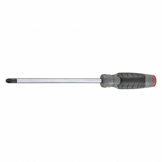 Proto General Purpose Phillips Screwdriver, Tip Size #4, Phillips, Plain, Overall Length 13 inch JP0408R