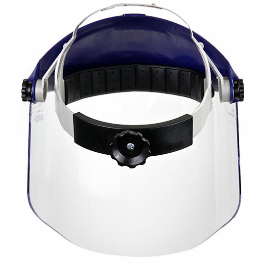 3M Ratchet Faceshield Assembly: Clear Visor, Polycarbonate, Ratchet, Dielectric Protection 82783