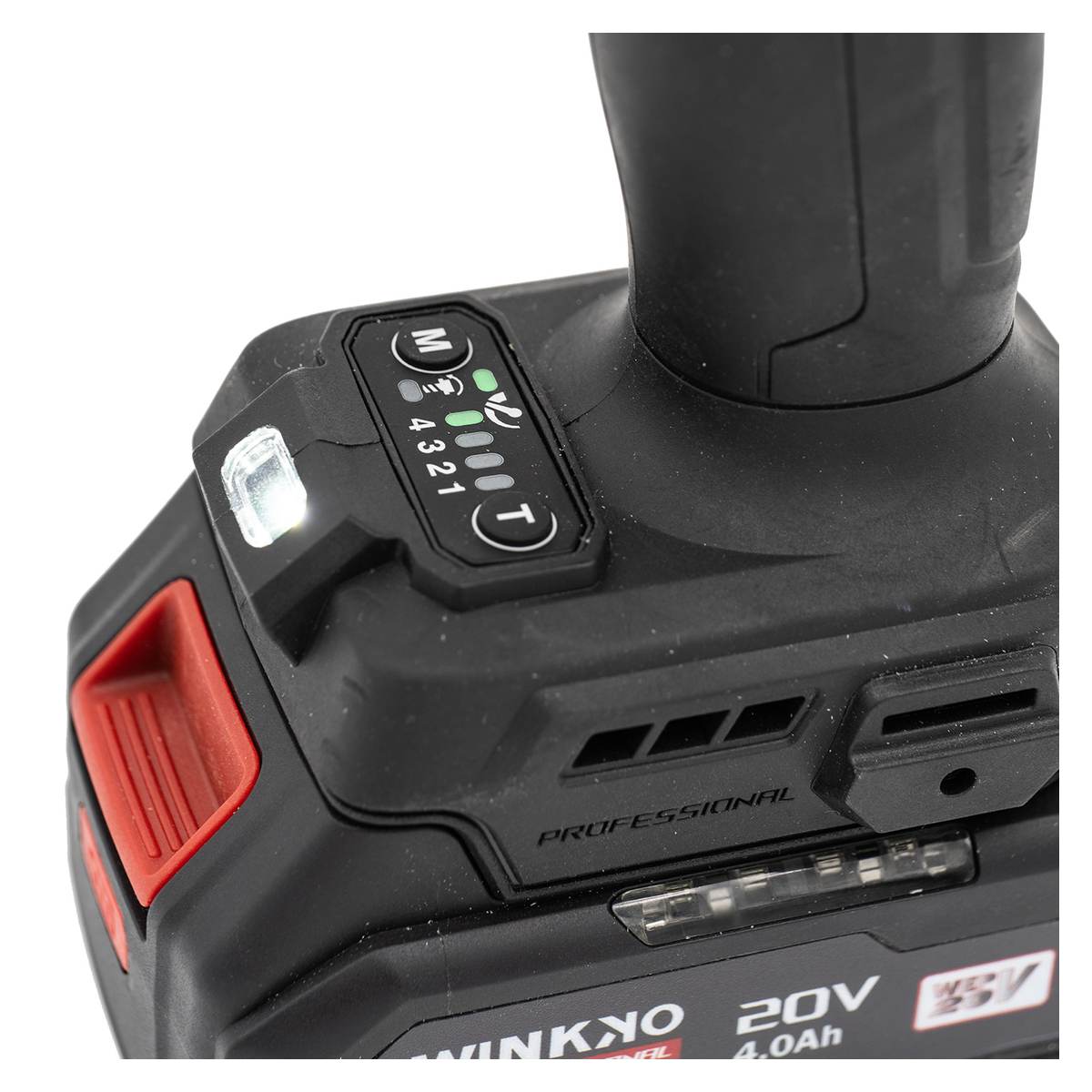 Winkko Cordless Brushless Impact Wrench, 20V, 3/4 inch, 1500 Nm, 1800 RPM HIW207BL