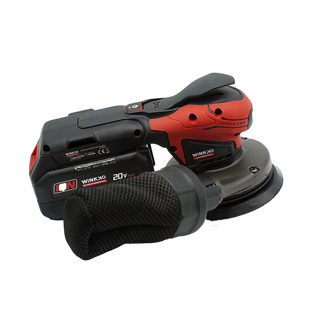 Winkko Cordless Orbital Sander 20V, 125 mm Disc, 10,000 RPM POS203BL