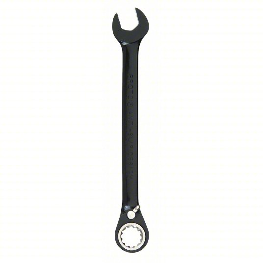 Proto Combination Wrench, Alloy Steel, Black Chrome, 36 mm Head Size, 19 1/4 in Overall Lg, Offset JSCVM36