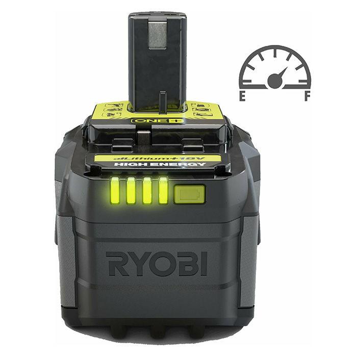 Ryobi Lithium-Ion Battery 18 Volt, 8.0 Amp, High Energy, One+ RB1880T