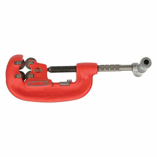 Ridgid Manual Cutting Action Four Wheel Pipe Cutter, Cutting Capacity 3/4 in to 2 in 32870