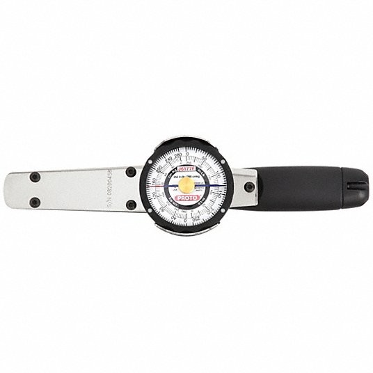 Proto Dial Torque Wrench, Inch-Pound, Centimeter-Kilogram, 3/8 inch J6177F