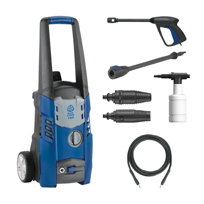 Blue Clean Portable High Pressure Cleaner, 120 Bar, 220 Volt, 60 hertz, 1500 W, 5.6 Kg M143