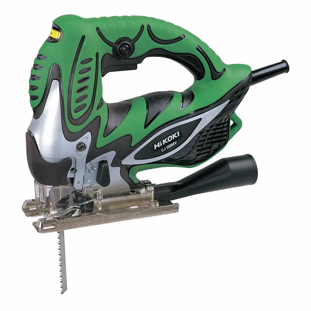 Hikoki Jigsaw 720W, 110 mm Wood Cutting Capacity, Variable Speed 850–3000 RPM, 2.4 kg CJ110MVUTZ
