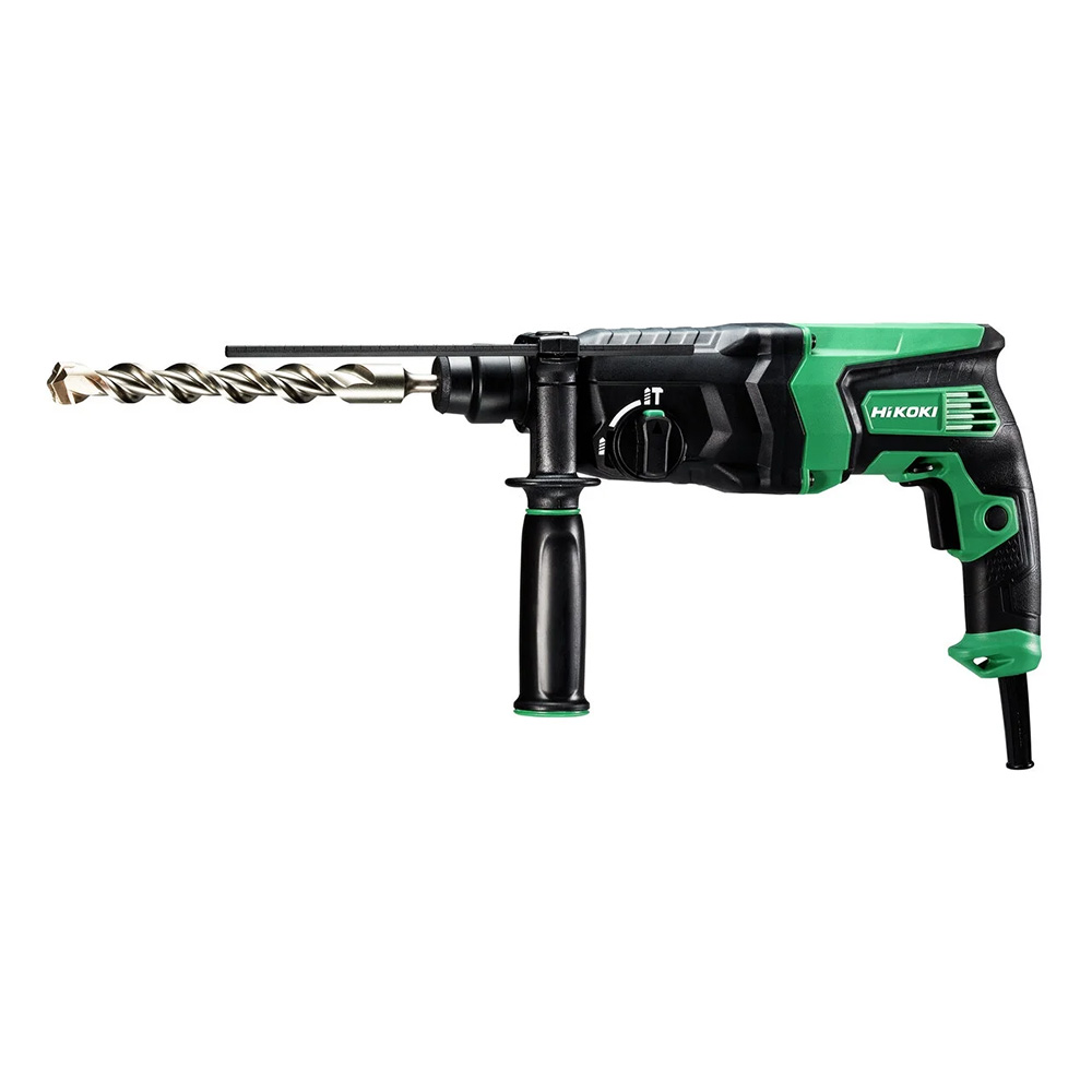 Hikoki Rotary Hammer 830W, 2.9 J Impact Energy, 26 mm Concrete Capacity, 4300 BPM, 2.8 kg DH26PB2WSZ