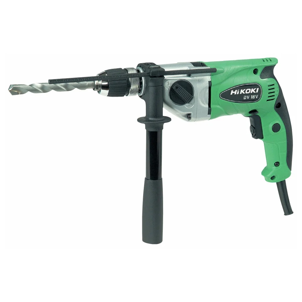 Hikoki Impact Drill 690W, 18 mm Capacity, 3000 RPM, 27,300 BPM, 2 kg DV18VWUZ