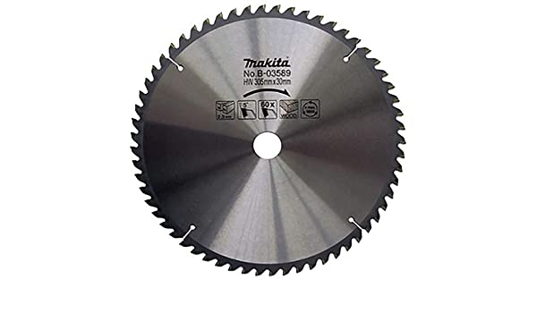 Makita CIRCULAR SAW BLADE (12)Inch, 305MMX30MMX60T FOR WOOD B-03589