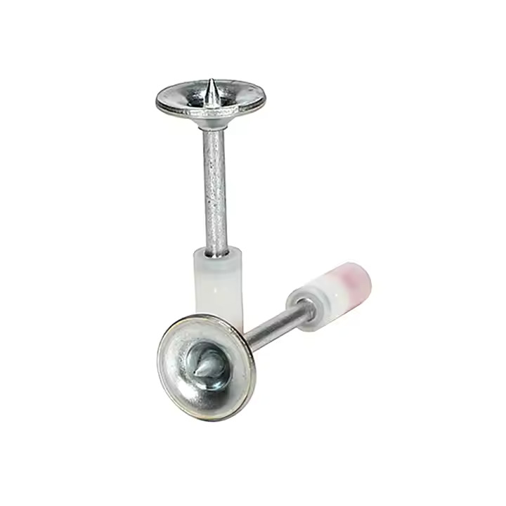 Homset Mini Nails For Nail Gun, Length 42mm, Head 7.3mm, Washer 16mm, 200 Pcs/Box MSPO27