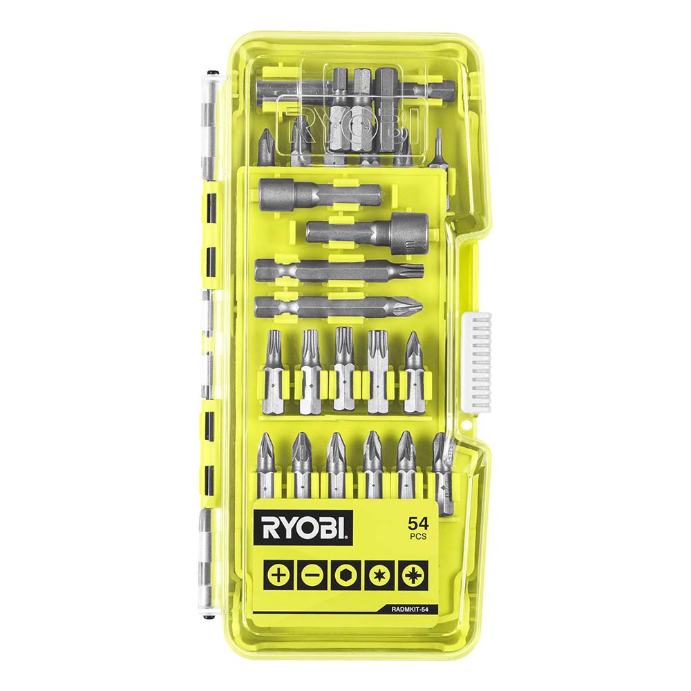 ريوبي طقم لقم مفكات، 54 قطعة RADMKIT-54