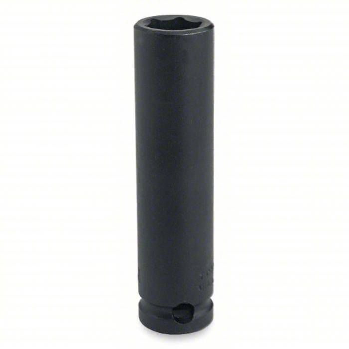 Proto Impact Socket, 3/4 inch Drive Size, 32 mm Socket Size, 6-Point, Alloy Steel, Deep Depth, Chrome Finish J07532ML