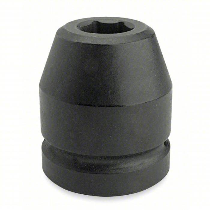 Proto Impact Socket, 1 inch Drive Size, 65 mm Socket Size, 6-Point, Standard, Black Oxide J10065M