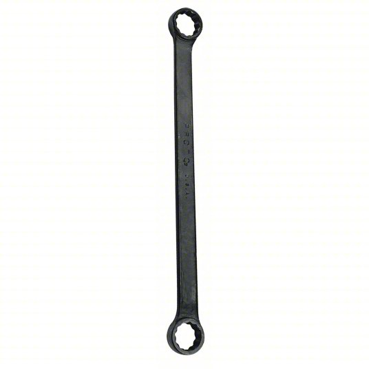 Proto Box End Wrench: Black Oxide, 1 1/16 in_1 1/4 in Head Size, 18 1/4 in Overall Lg, Offset J1151B
