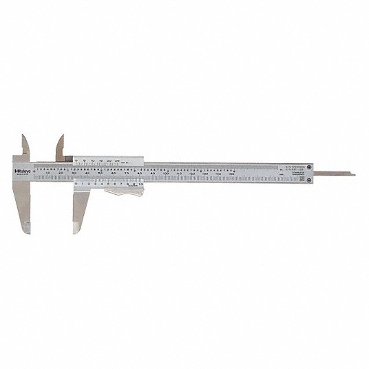 4-Way Vernier Caliper, Range 0 in to 6 in, 0 mm to 150 mm, Graduations 0.02 mm 531-128