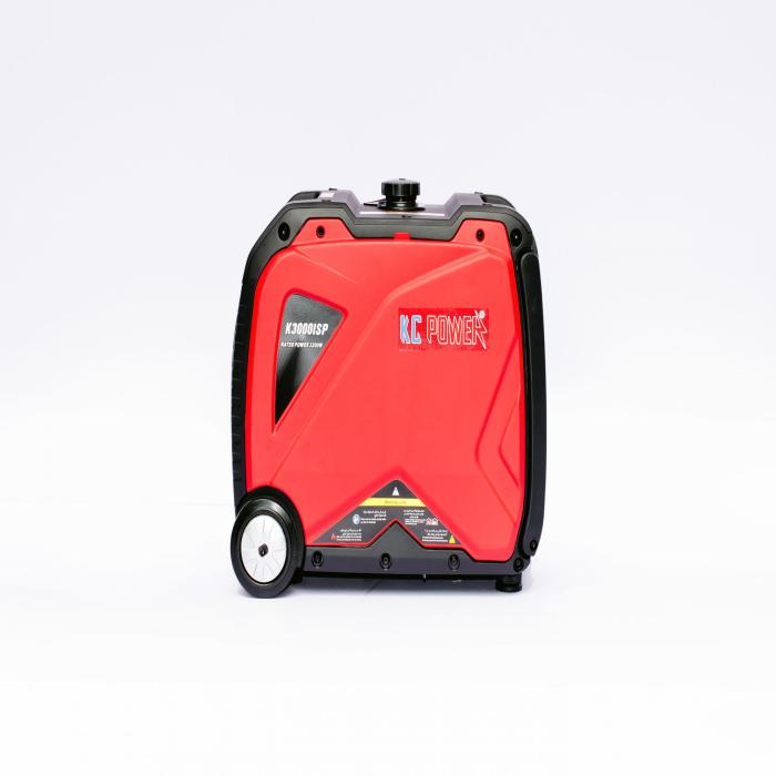 كيه سي باور مولد كهرباء بنزين محمول ، 3 كيلو وات ، منخفض (ضوضاء وعادم) ، سعة خزان الوقود 8.5 لتر ، 44 كجم K3000ISP