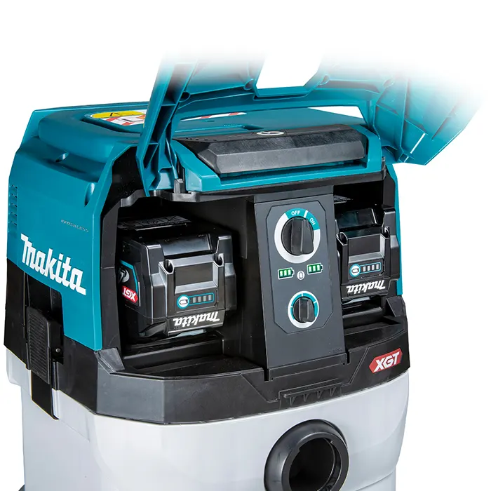 Makita Cordless Brushless Vacuum Cleaner, 40 Volt, Tank 15 Liter, 9.1Kg VC004GLZ03