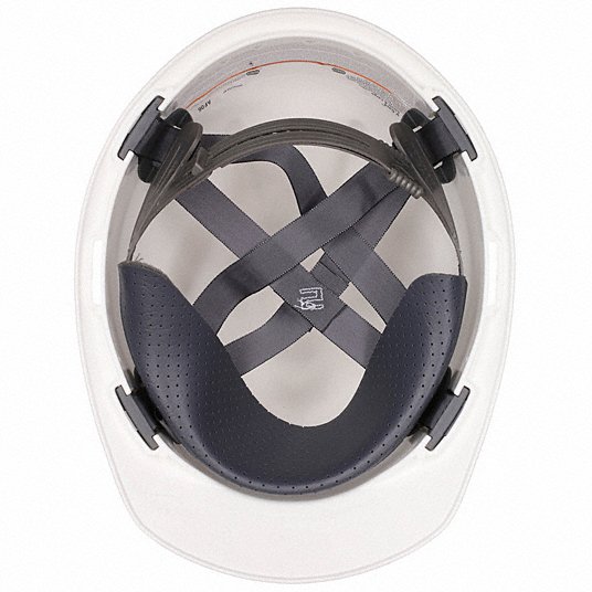 Msa Hard Hat, Front Brim, Type 1, Polyethylene, Pinlock (4-Point) 463942