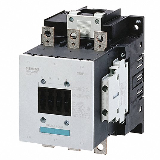 Siemens Power contactor, AC-3 115 A, 55 kW / 400 V AC (50-60 Hz) / DC operation 220-240 V 3RT1054-1AP36