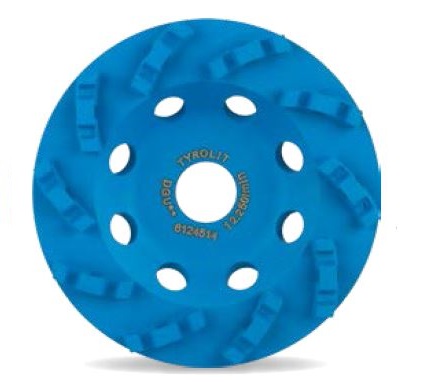 Tyrolit Diamond Cup Wheel EOGY, Double Row, 115X21X22.23  DGUB 34420688