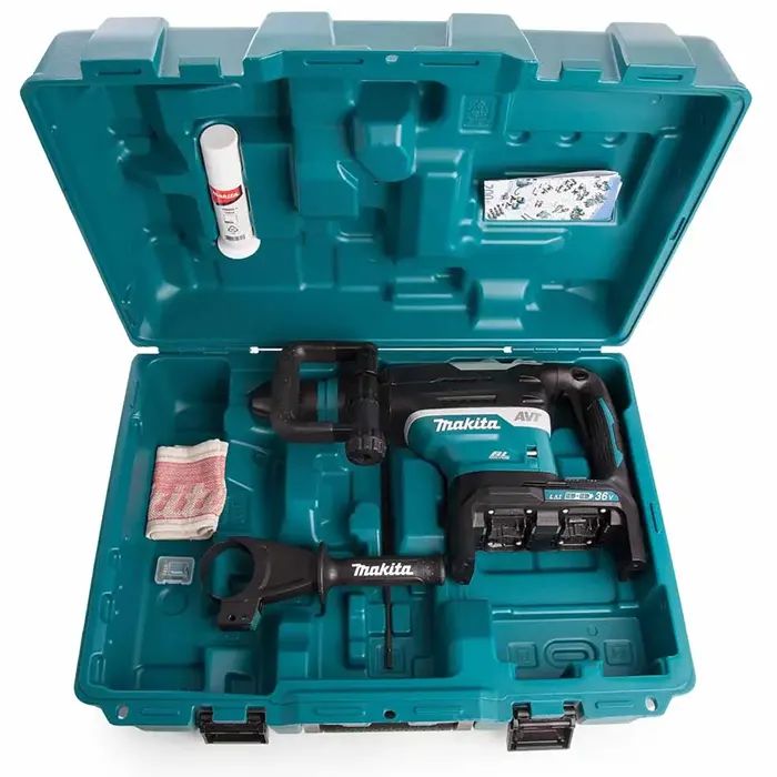 Makita Cordless Rotary Hammer, 36V, 2 Operation Modes, 40mm, 250 ~ 500 rpm, 7.2kg DHR400ZKUN