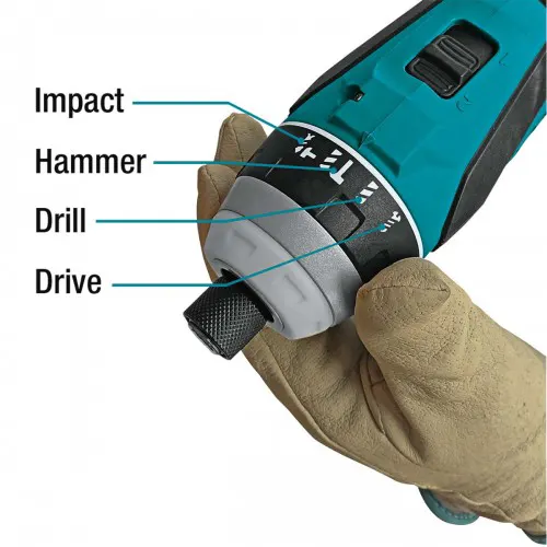 Makita Cordless Drill And Impact Driver, Brushless Motor, 4 Modes, 18V, 0-2700rpm, 150Nm, 1.8kg DTP141RYE