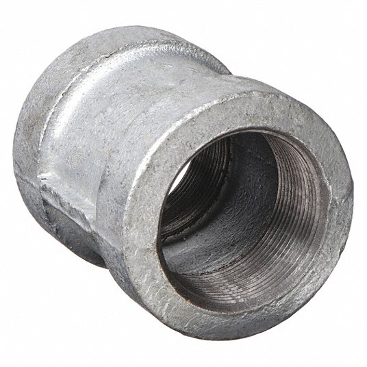 Grainger Approved Coupling: Malleable Iron, 2 in x 2 in Pipe Size, NPT x NPT, Class 300 1LBP5