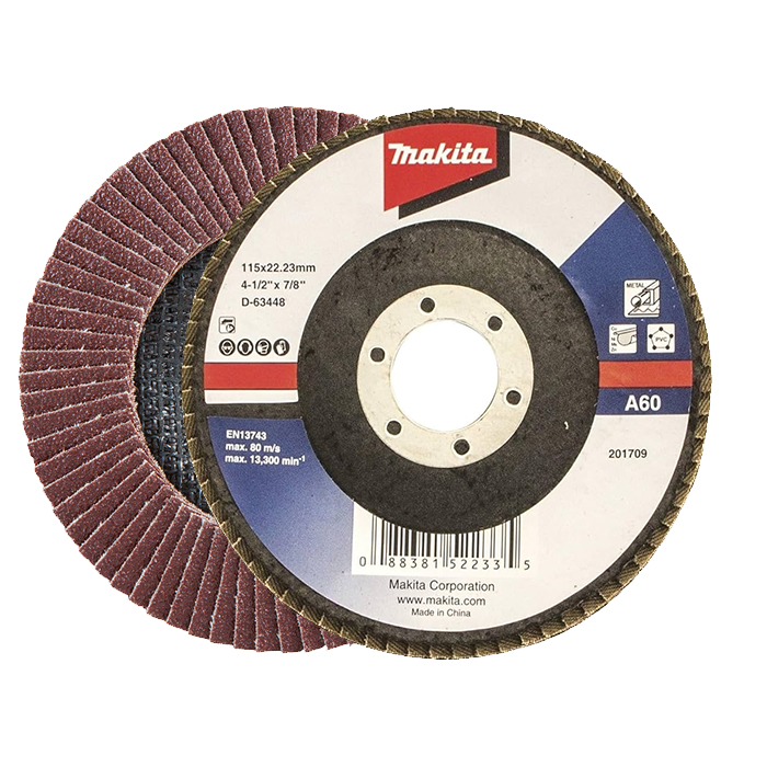 Makita Sanding Disc Angled Type, 115×22.23mm, GRIT A60, For Metal D-63448