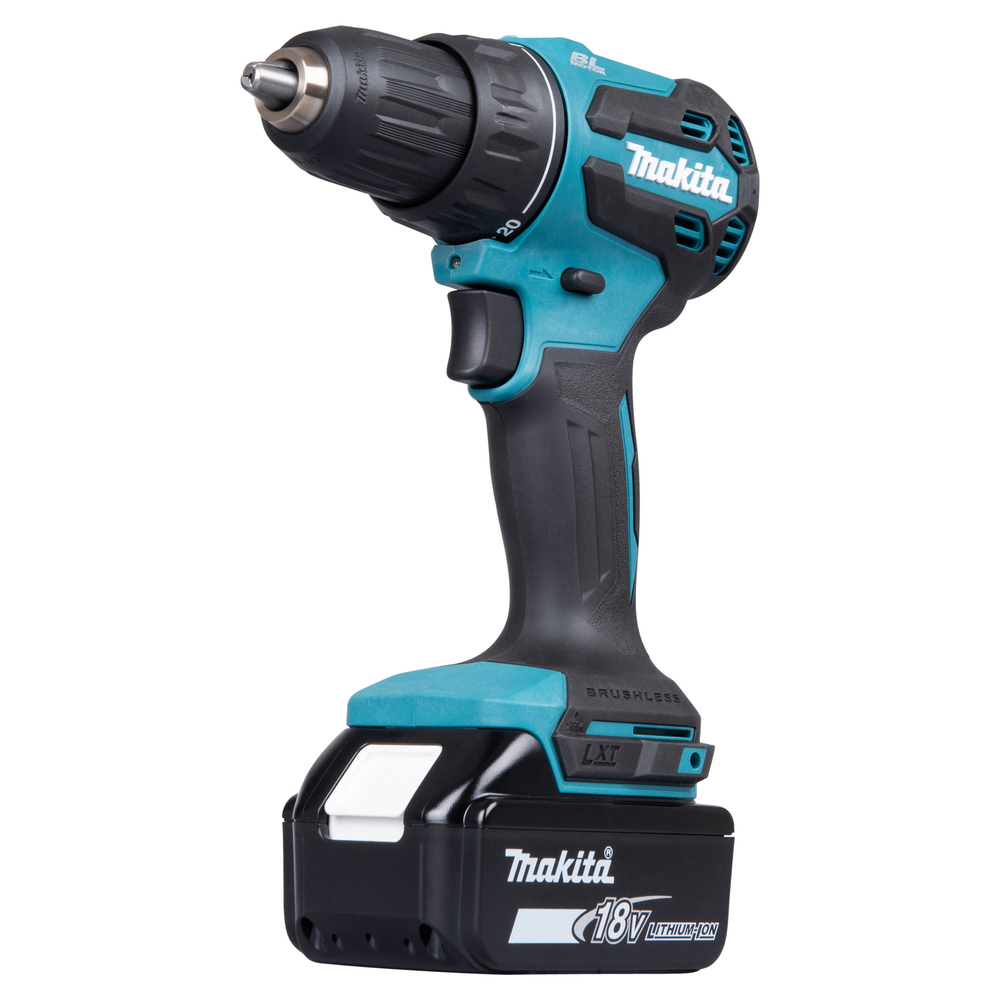 Makita Cordless Driver Drill, For Wood and Steel,13mm, 18V, 65Nm, 0 ~ 1,900RPM, 1.7kg DDF490WVE