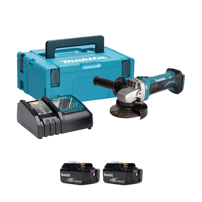 Makita Cordless Grinder Machine, Slide Switch, 4-1/2 inch, 18V, 2.0kg DGA452RTJ