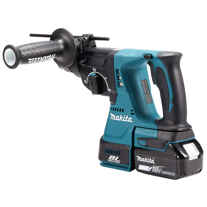 Makita Cordless Rotary Hammer, 18V, 3 Operation Modes, 0 ~ 950 rpm, 2.6kg DHR242RFE