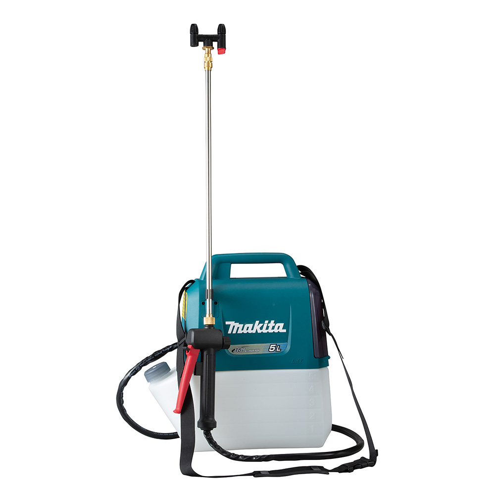 ماكيتا بخاخ حديقة لاسلكي LXT 18V، سعة 5 لتر، ضغط 0.3 ميجا باسكال، خرطوم 1.7 م، 2.9 كجم DUS054Z