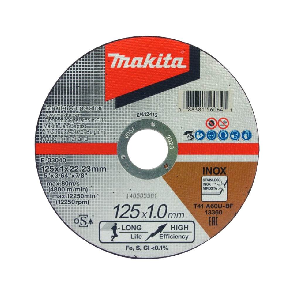 Cutting disc For Stainless steel, Aluminium & Copper, for angle grinder 5 inch