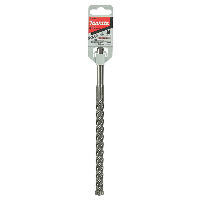 Makita Rotary Hammer Drill Bit, Nemesis 2 SDS-PLUS, 12mm x 215mm E-14548