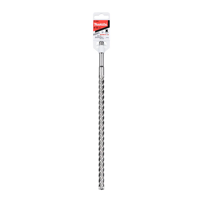 Makita Rotary Hammer Concrete drill bit, Nemesis 2 SDS Plus, 12mm x 315mm, 4 Cutting Edges E-14560