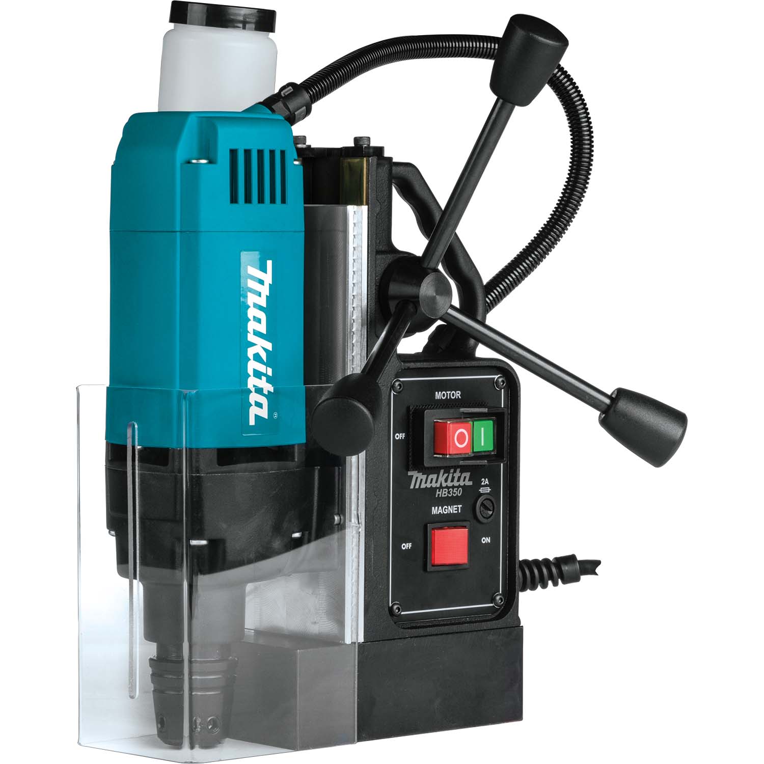 Makita Magnetic Drill Machine, Max. Drilling Capacity 35mm, 1050W, 850rpm, 11.6kg HB350