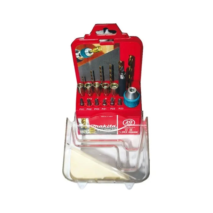 Makita Quick change Drill and Driver set, 20 pcs P-46311(M)
