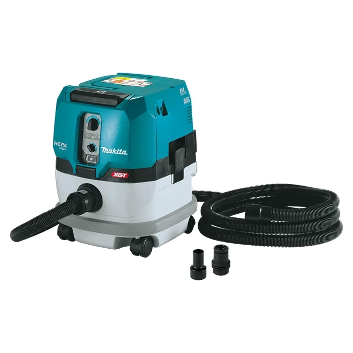 Makita Cordless Brushless Vacuum Cleaner, 40 Volt, Tank 15 Liter, 9.1Kg VC004GLZ03
