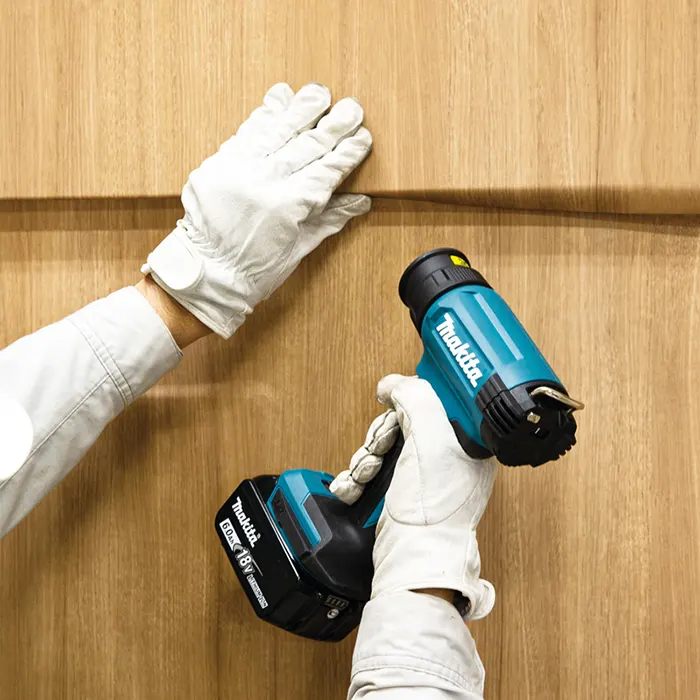 Makita Cordless Heat Gun, 18V, Air Temperature 150°C~550°C, 0.73kg DHG181RT