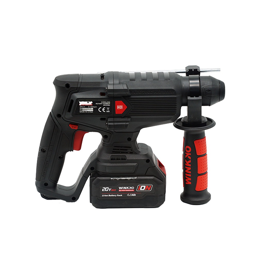 Winkko HRH205BL Cordless Rotary Hammer, 20V, 3 Modes, Drilling Capacity 22MM , 2.2J, 1450rpm HRH205BL