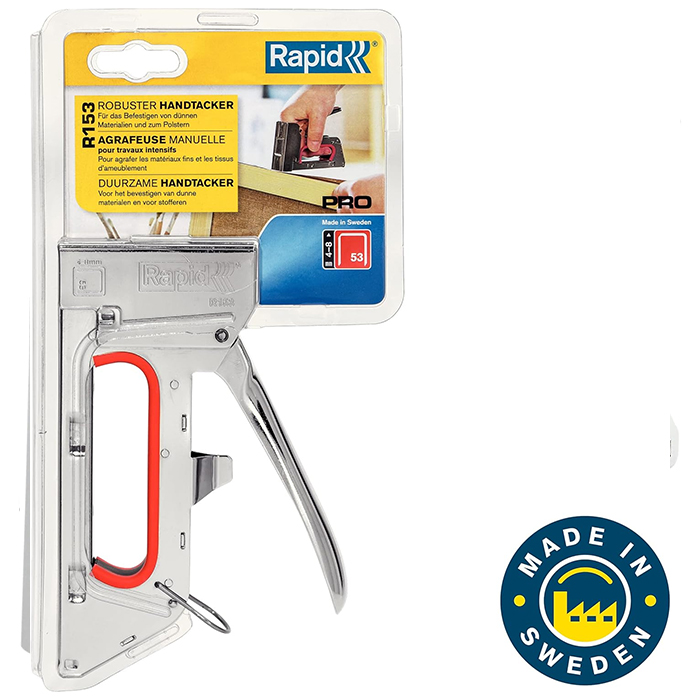 دباسة خشب، ارتفاع الدبوس (4-8 مم)، دبابيس رقم 53، صنع في السويد