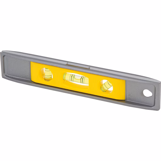 Stanley Aluminum Spirit Level, Magnetic, With Three Vials, 225 mm (9 inch) 42-465
