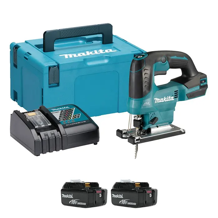 Makita Cordless Jigsaw, 18V, Maximum Cutting 135mm, 0 ~ 3000 spm, 1.8kg DJV184RFJ