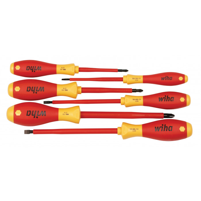 Wiha Screwdriver Set, 6 Piece 32092