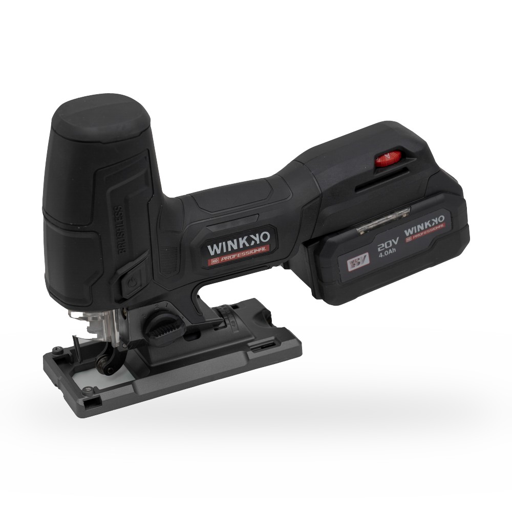 Winkko Cordless Brushless Jig Saw, 20V, For Wood, Steel, Aluminum, Cutting 120mm, 1.8kg HJS201BL