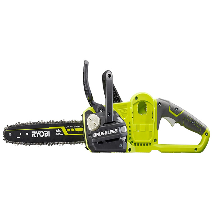 Ryobi Cordless Chain Saw, 18V, Bar Length 300mm (12 inch), 3.9kg OCS1830-0C