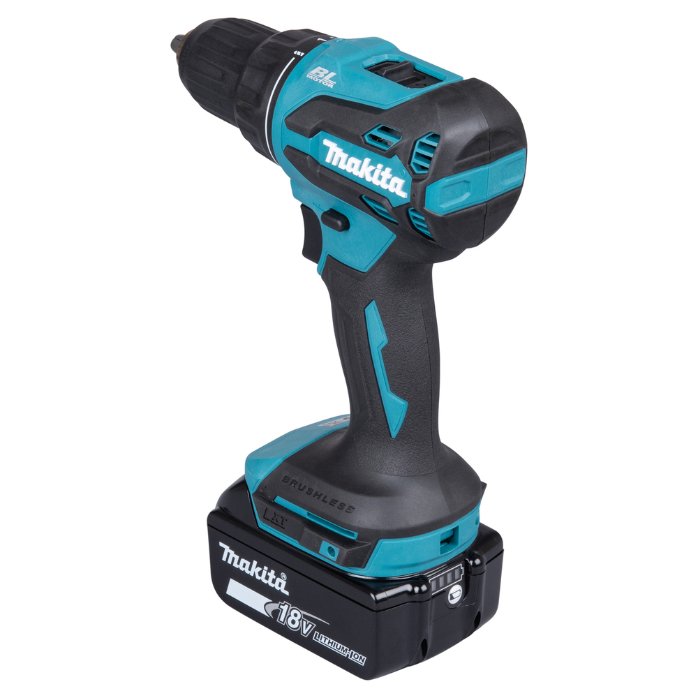 Makita Cordless Driver Drill, For Wood and Steel,13mm, 18V, 65Nm, 0 ~ 1,900RPM, 1.7kg DDF490WVE