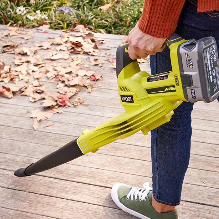 Ryobi Cordless Leaf Blower, 18V, Airspeed 245 km/h, Air Volume 2.78m³/min, 2kg OBL1820S
